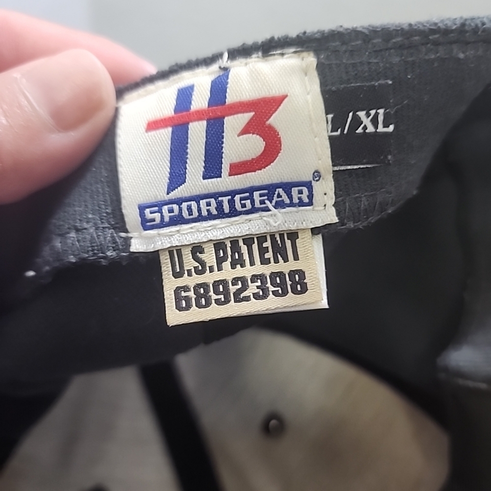 Mossimo Striped Black Adjustable Baseball Cap Men… - image 7